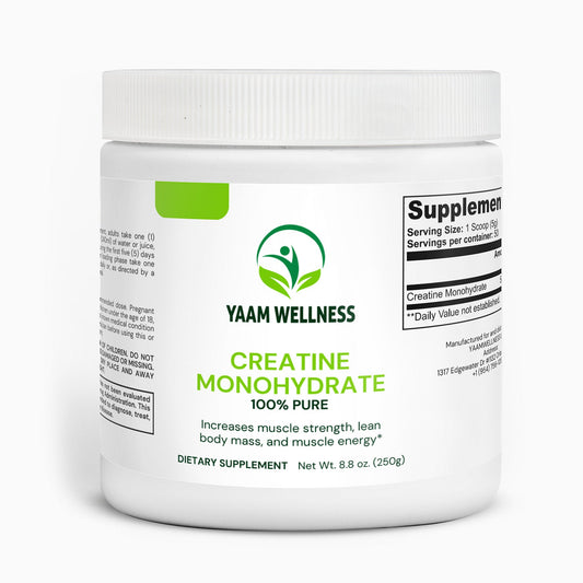 Creatine Monohydrate YAAM Wellness