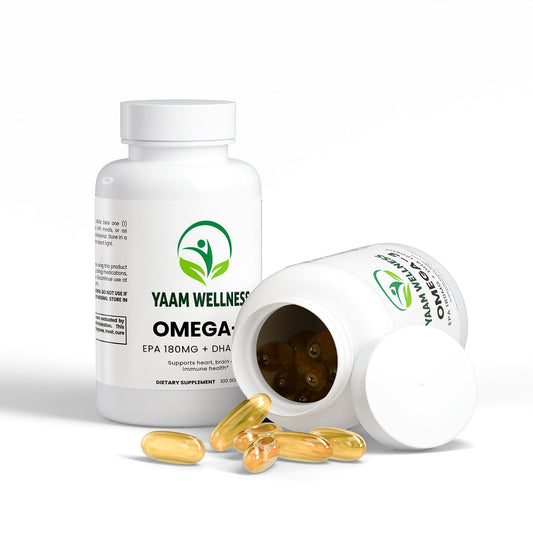 Omega-3 EPA 180mg + DHA 120mg YAAM Wellness