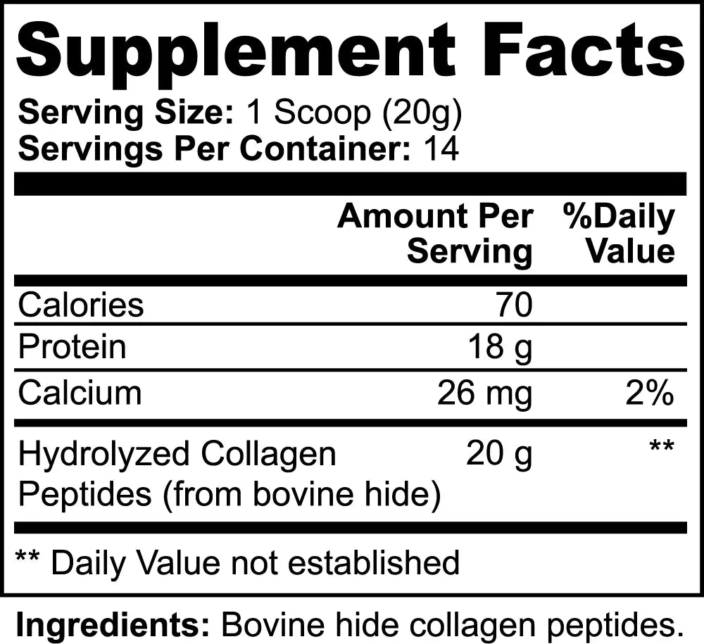 Collagen ( Bon pou zo) YAAM Wellness