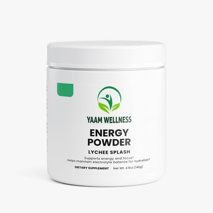 Energy Powder (Lychee Splash Energy) YAAM Wellness