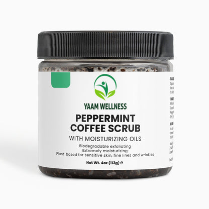 Peppermint Coffee Scrub YAAM Wellness