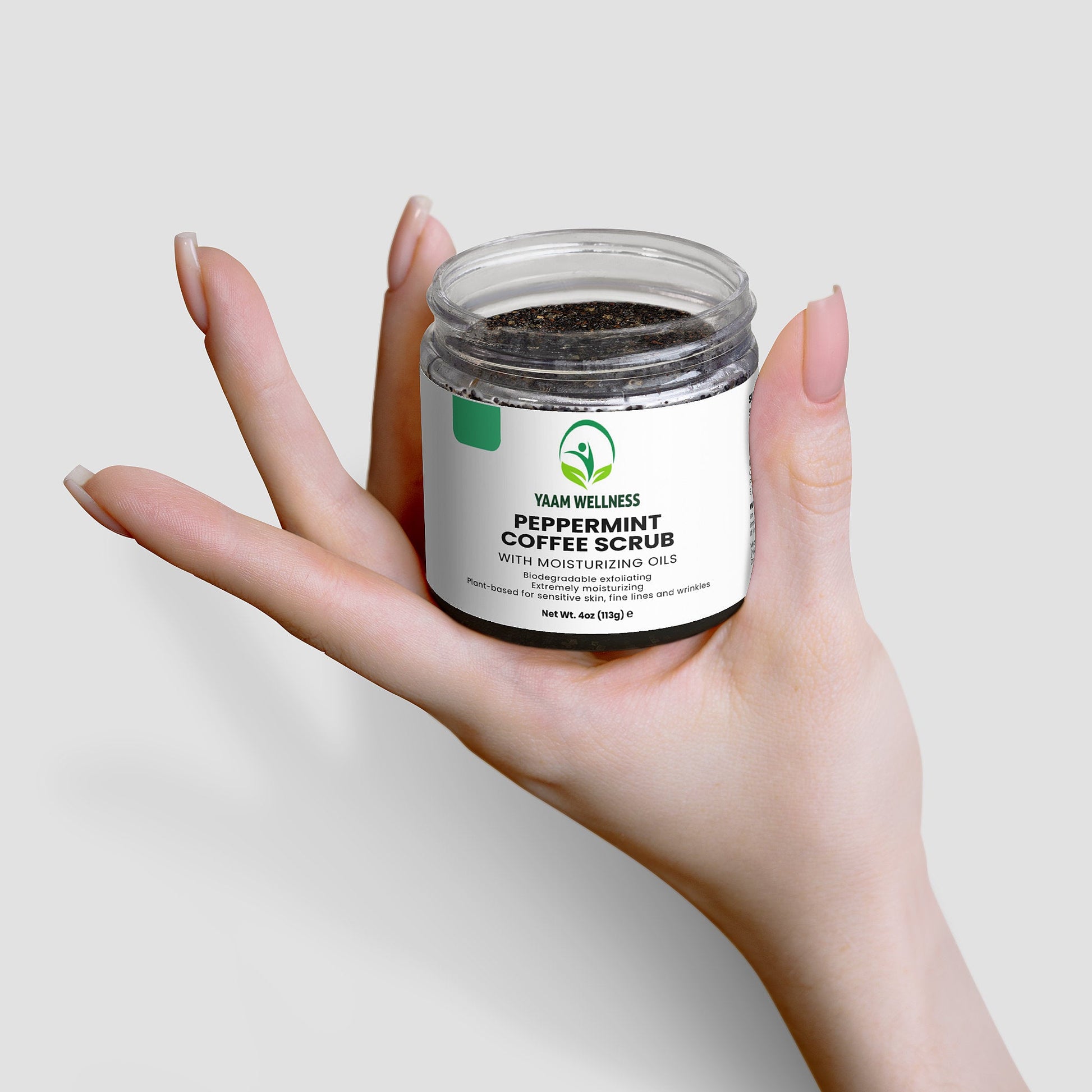 Peppermint Coffee Scrub YAAM Wellness