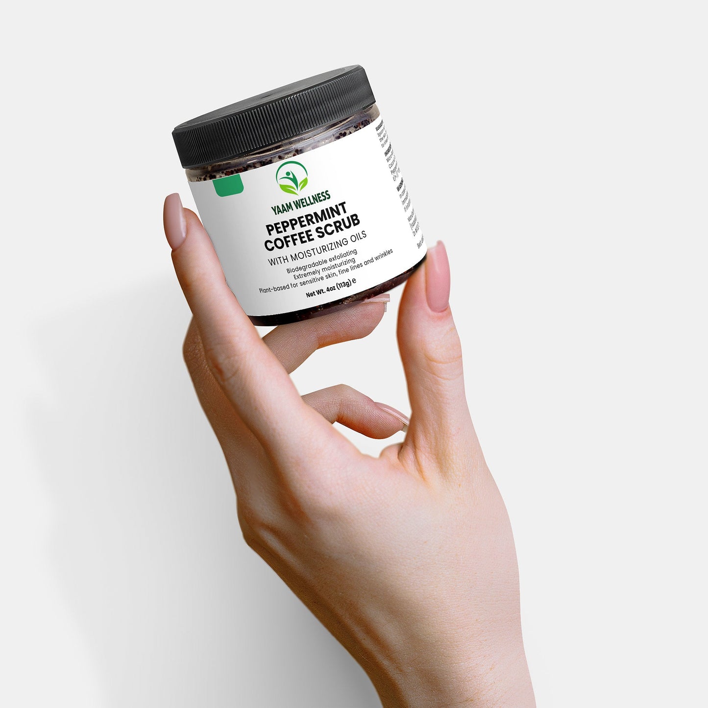 Peppermint Coffee Scrub YAAM Wellness