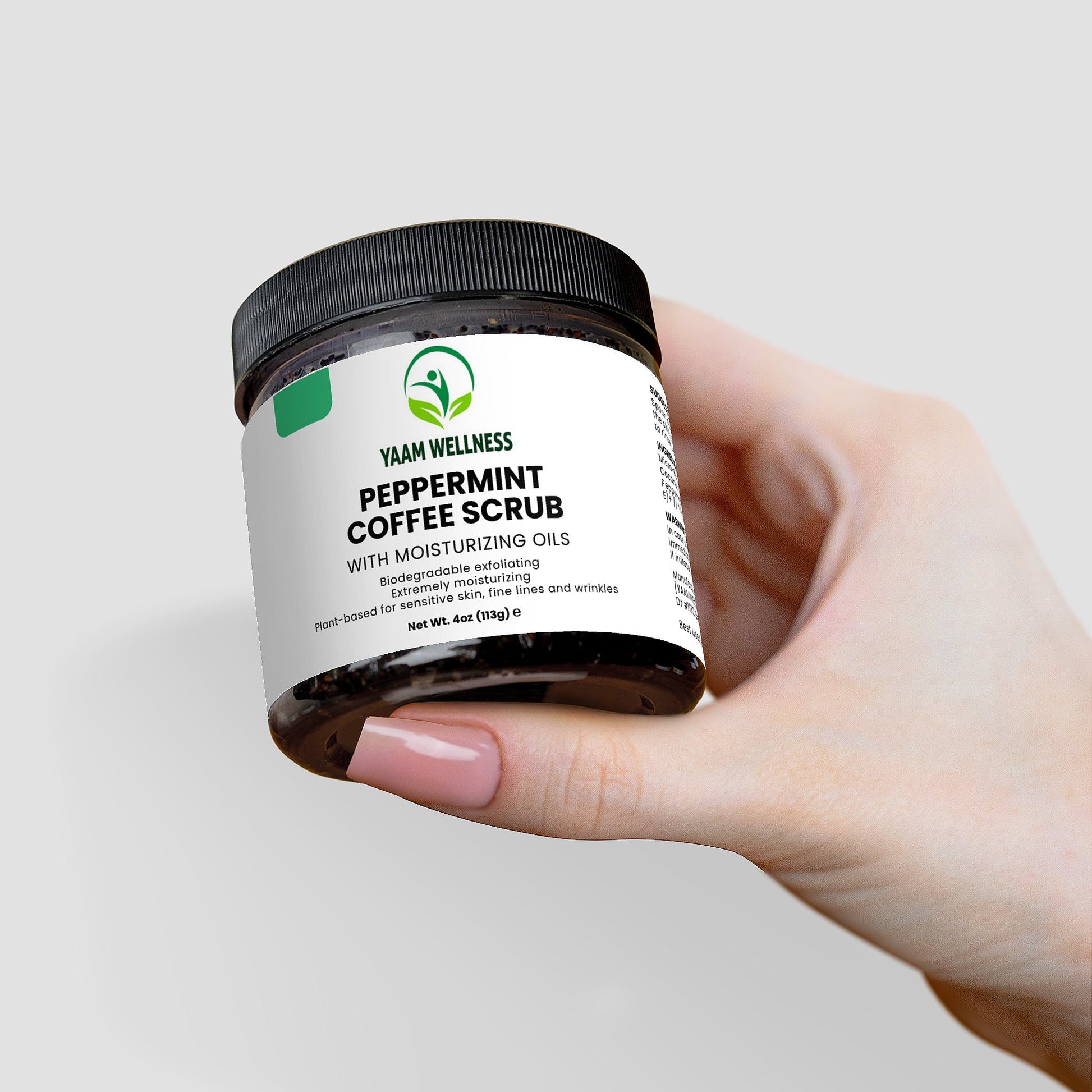 Peppermint Coffee Scrub YAAM Wellness