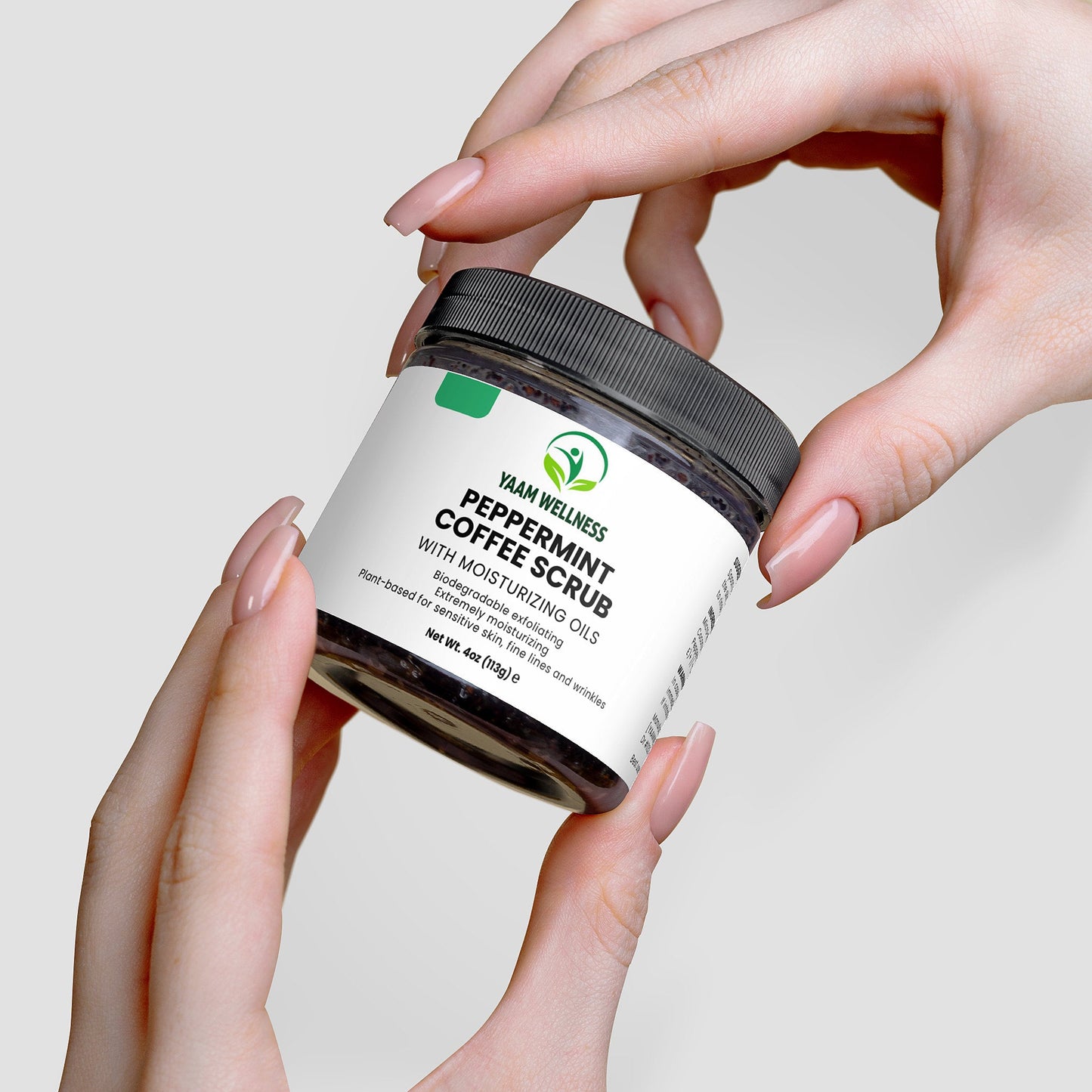 Peppermint Coffee Scrub YAAM Wellness