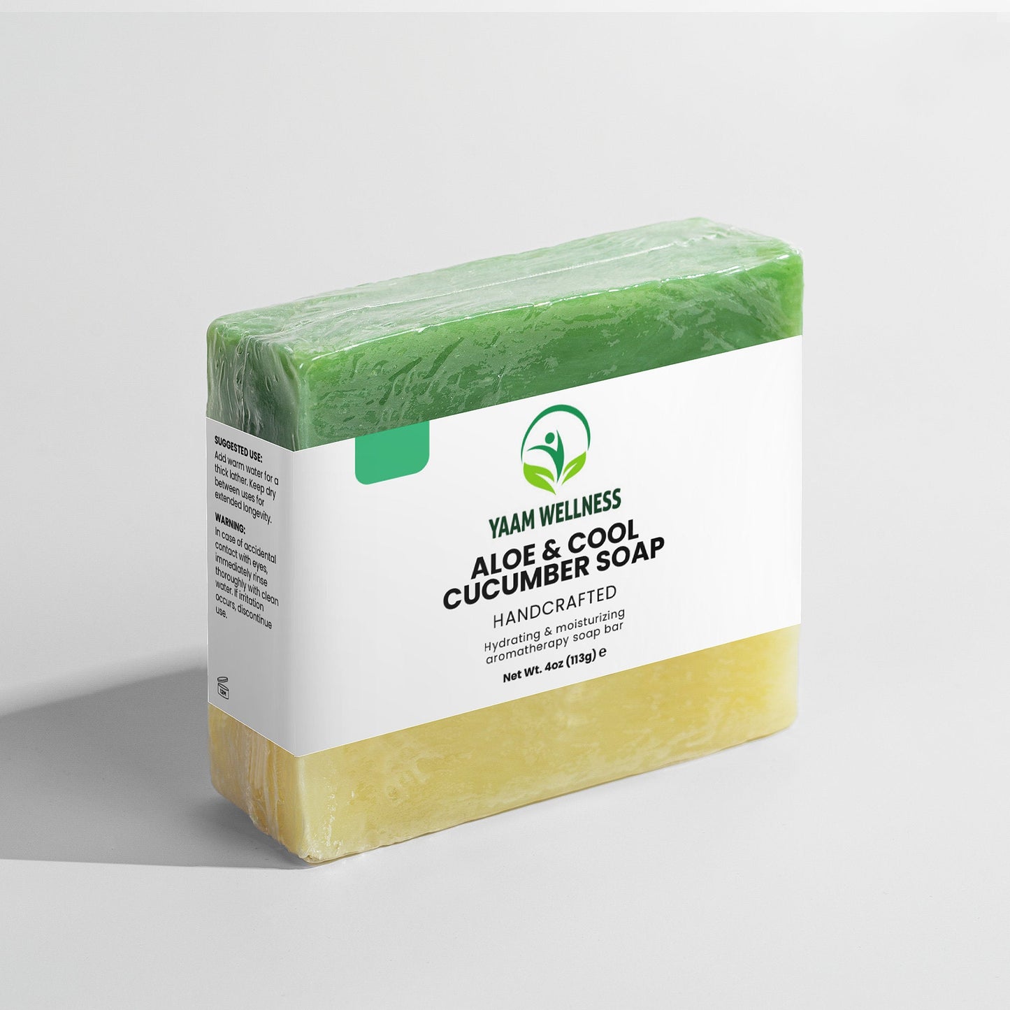 Aloe & Cool Cucumber Soap YAAM Wellness