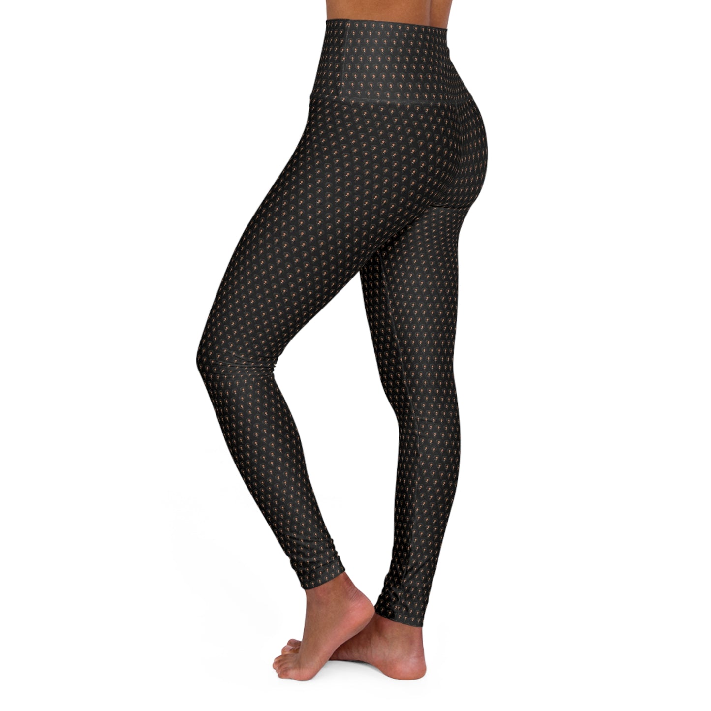 Tiny Little Maya - High-Waisted Yoga Leggings (Women) (Black)