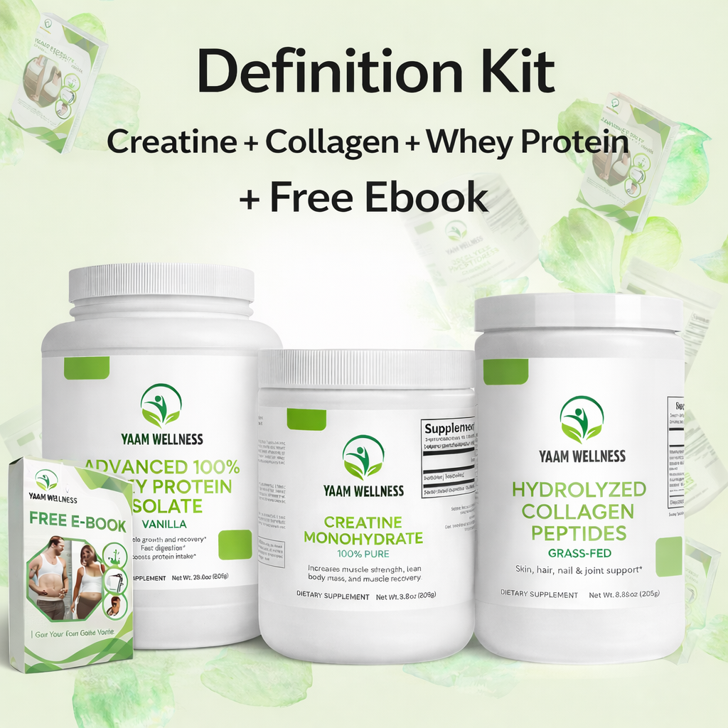 Definition Kit Bundle | Creatine + Collagen + Whey Protein